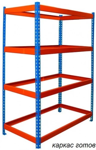 Стеллаж металлический Профи Т-150/1 (3000х1240х770) М/6