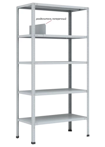 Стеллаж металлический Титан МС-750 2000x1000x800/3